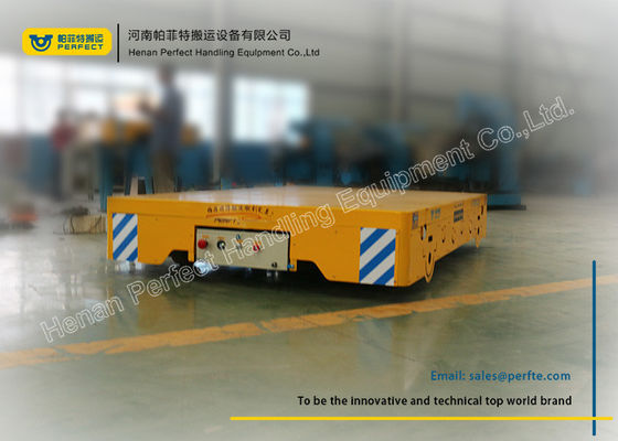AC Powered Trackless Material Transfer Cart / Rail Transfer Cart For Paper Making