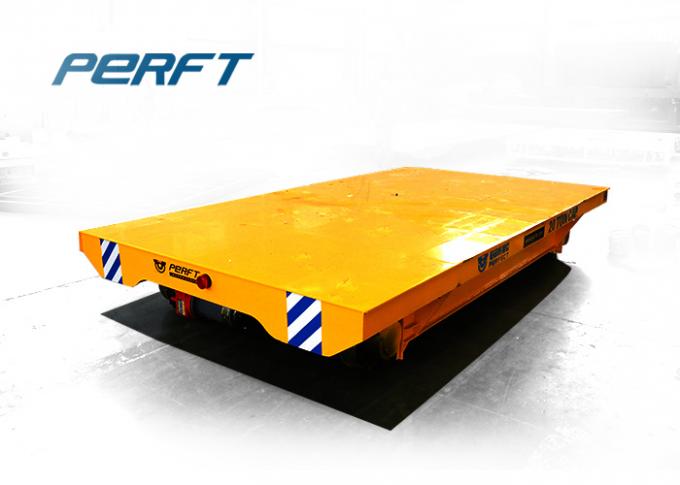 Χαμηλός-κρεβάτι που μηχανοποιείται στο επίπεδο κάρρο μεταφοράς ραγών με 6 Τ χωρητικότητας φορτίων για τη βιομηχανική ελαφριά υλική μεταφορά
