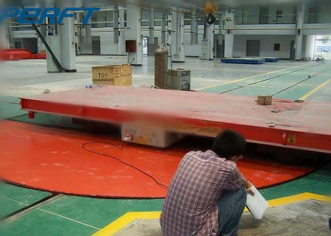 Περιστροφική πλάκα υλικού χειρισμού ραγών που μπορεί να γυρίσει σε 360 βαθμούς για την αποθήκη εμπορευμάτων για να περιστραφεί ένα ρυμουλκό