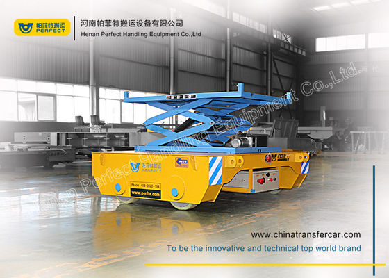 Heavy Load Scissor Lifts Electric 150t Battery Transfer Cart