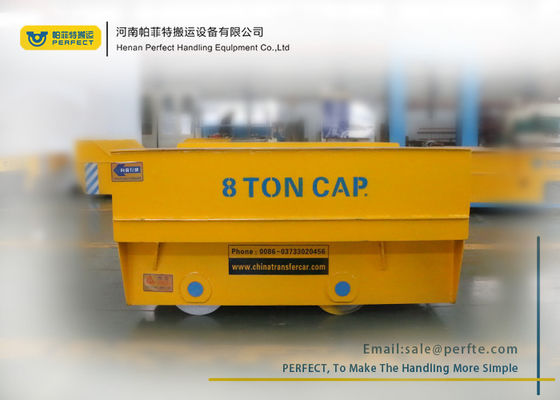 6 tons industrial use motorized V frame rail coil transfer carts